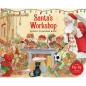 Preview: Caspari Advent Book Buch Santa's Workshop mit Pop-up Adventskalender