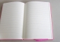 Preview: Caspari A 5 Journal iridescent Fuchsia