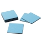 Preview: Caspari Untersetzer / Coaster quadratisch Light Blue