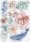 Preview: Craft Consortium Clear Stamp Transparenter Stempel Ocean Tale Sea Life