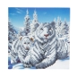 Preview: Craft Buddy CCK-A8 Crystal Card Kit Snowy White Tigers