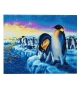 Preview: Craft Buddy CAK-A60 Framed Crystal Art Holzrahmen Penguins of the Arctic
