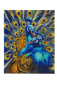 Preview: Craft Buddy CAK-JB1 Framed Crystal Art Holzrahmen Blue Rapsody Peacock