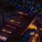 Preview: Craft Buddy CAK-XLED3 Framed LED Crystal Art Holzrahmen Old Church At Christmas