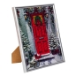 Preview: Crystal Art Kristallkunst Bilderrahmen mit silberfarbigem Rahmen CAM-20 Garland Door