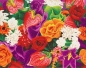 Preview: Craft Buddy CAK-A88 Framed Crystal Art Holzrahmen Colourful Flowers