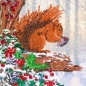 Preview: Craft Buddy CCK-XM58 Crystal Card Kit Squirrel