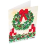 Preview: Craft Buddy CCKXL-8 Giant Crystal Art Card 21 x 29 cm Festive Wreath