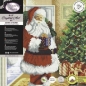 Preview: Craft Buddy CAK-A107M Framed Crystal Art Holzrahmen Santa's Here