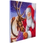 Preview: Craft Buddy CAK-A110L Framed Crystal Art Holzrahmen Santa's Best Friends