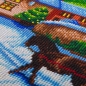 Preview: Craft Buddy CAK-A111L Framed Crystal Art Holzrahmen Winter Village