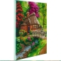 Preview: Craft Buddy CAK-TK2M Framed Crystal Art Holzrahmen THOMAS KINKADE Friendship Cottage