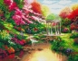 Preview: Craft Buddy CAK-TK5L Framed Crystal Art Holzrahmen THOMAS KINKADE Pools of Serenity