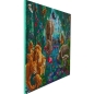 Preview: Craft Buddy CAK-A128XL Framed Crystal Art Holzrahmen Jungle Gathering