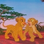 Preview: Craft Buddy CCK-DNY802 Crystal Card Kit Disney Simba and Nala