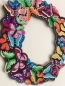 Preview: Craft Buddy CA-WR7 Crystal Art Butterfly Wreath Kit Kranz aus MDF 30 x 30 cm
