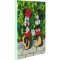 Preview: Craft Buddy CAK-DNY703M Framed Crystal Art Holzrahmen Minnie and Mickey