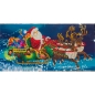 Preview: Craft Buddy CCK-11x22C7 Crystal Card Kit Santa's Sleigh