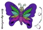 Preview: Crystal Art A6 Stamps Kristallkunst Stempel Flutterby Butterfly
