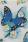 Preview: Craft Buddy CCK-10x15B1 Crystal Art Card Blue Butterfly