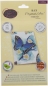 Preview: Craft Buddy CCK-10x15B1 Crystal Art Card Blue Butterfly