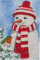Preview: Craft Buddy CCK-10x15B4 Crystal Art Card Cosy Snowman