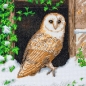 Preview: Craft Buddy CAK-A121M Framed Crystal Art Holzrahmen Snowy Owls