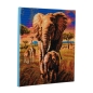 Preview: Craft Buddy CAK-A68M Framed Crystal Art Holzrahmen Elephant of The Savannah