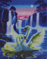 Preview: Craft Buddy CAK-XLED7 Framed LED Crystal Art Holzrahmen Moonlight Swans