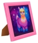 Preview: Craft Buddy CAFBL-11 Framed Crystal Art Rahmen 16 x 16 Rainbow Llama