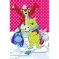 Preview: Craft Buddy CCK-10x15DNY05 Crystal Art Card Winter Winnie the Pooh