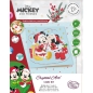 Preview: Craft Buddy CCK-DNY809 Crystal Art Card Festive Mickie and Minnie