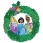 Preview: Craft Buddy CA-WRDNY50 Crystal Art Wreath Kit Kranz aus MDF 30 x 30 cm Disney Princesses