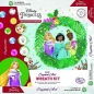 Preview: Craft Buddy CA-WRDNY50 Crystal Art Wreath Kit Kranz aus MDF 30 x 30 cm Disney Princesses