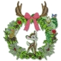Preview: Craft Buddy CA-WRDNY51 Crystal Art Wreath Kit Kranz aus MDF 30 x 30 cm Disney Bambi