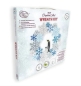 Preview: Craft Buddy CA-WR8 Crystal Art Snowflake Kit Kranz aus MDF 30 x 30 cm
