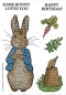 Preview: Craft Buddy CCST-PR03 A6 Clear Stamp Transparente Stempel Peter Rabbit