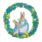 Preview: Craft Buddy CA-WRPRBT01 Crystal Art Wreath Kit 30 x 30 cm Peter Rabbit