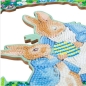 Preview: Craft Buddy CA-WRPRBT01 Crystal Art Wreath Kit 30 x 30 cm Peter Rabbit