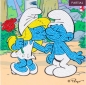 Preview: Craft Buddy CCK-SMRF504 Crystal Art Card 18 x 18 cm Smurfette Kiss