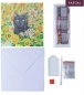 Preview: Craft Buddy CCK-A103 Crystal Art Card 18 x 18 cm Cat among the Flowers