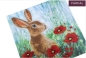 Preview: Craft Buddy CCK-A101 Crystal Art Card 18 x 18 cm Wild Poppies and the Hare