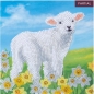Preview: Craft Buddy CCK-A99 Crystal Art Card 18 x 18 cm Little Lamb