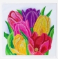 Preview: Craft Buddy Crystal Art Folding Storage Box Terrific Tulips