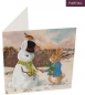 Preview: Craft Buddy CCK-PRBT07 Crystal Art Card 18 x 18 cm Peter and the Snow Bunny