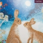 Preview: Craft Buddy CCK-XM106 Crystal Art Card 18 x 18 cm Bunnies