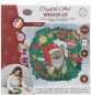 Preview: Craft Buddy CA-WR13 Crystal Art Kit Wreath 30 x 30 cm Christmas Cat