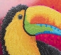 Preview: Craft Buddy CCK-A117 Crystal Art Card 18 x 18 cm Toucan