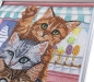 Preview: CAM-33 Crystal Art Gallery Collection Kit 21 x 25 cm Kittens