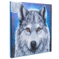 Preview: Craft Buddy CAK-A169M Framed Crystal Art Holzrahmen Moonlight Wolf